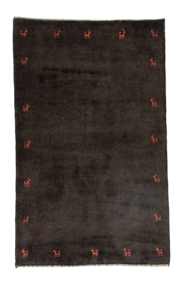 Gabbeh-teppe - persisk - 130 x 85 cm - blå