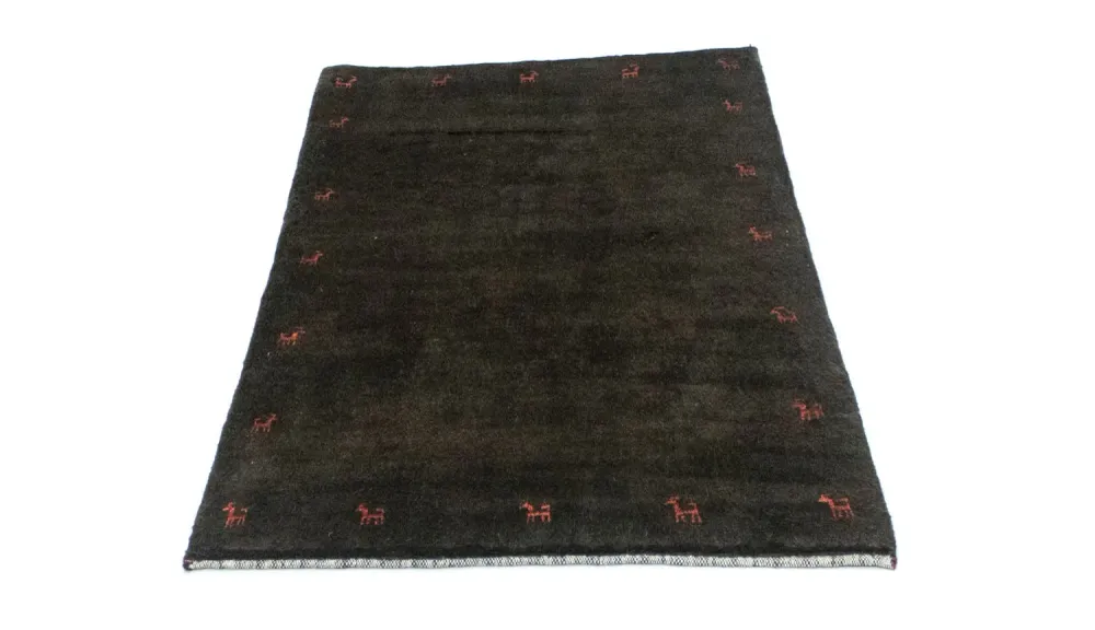 Gabbeh-teppe - persisk - 130 x 85 cm - blå