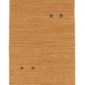 Gabbeh-teppe - persisk - 132 x 68 cm - brun