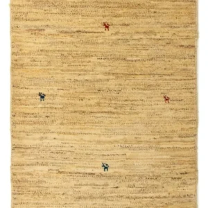 Gabbeh-teppe - persisk - 135 x 78 cm - beige