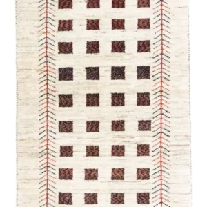 Gabbeh-teppe - persisk - 135 x 84 cm - beige