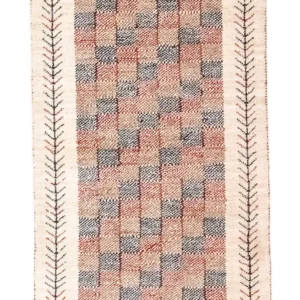 Gabbeh-teppe - persisk - 135 x 80 cm - beige