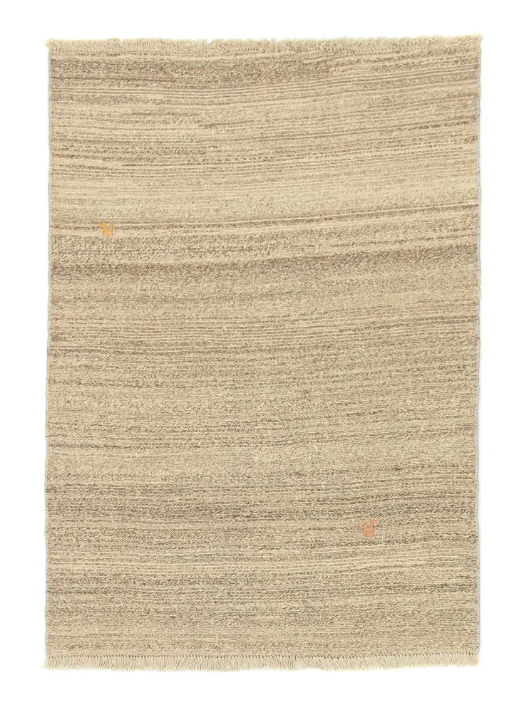 Gabbeh-teppe - persisk - 140 x 101 cm - beige