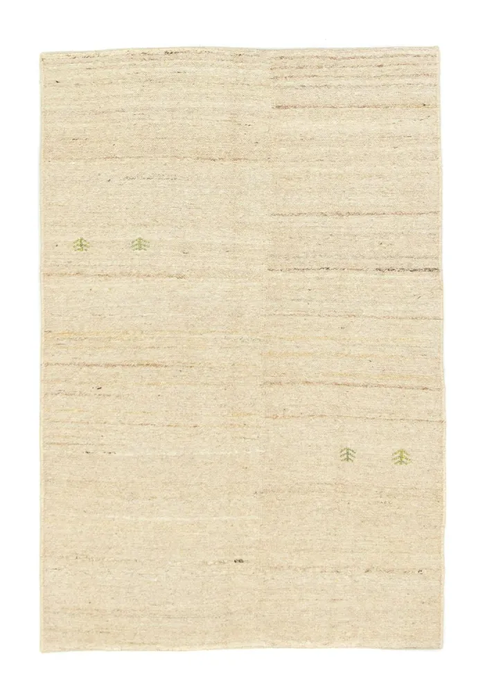 Gabbeh-teppe - persisk - 140 x 95 cm - beige