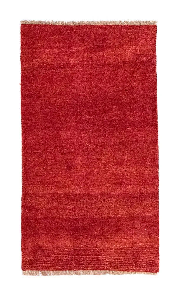 Gabbeh-teppe - persisk - 141 x 75 cm - rød
