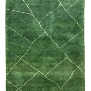 Gabbeh-teppe - persisk - 143 x 100 cm - grønn