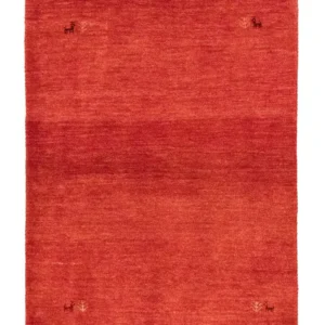 Gabbeh-teppe - persisk - 143 x 100 cm - oransje