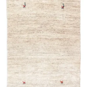 Gabbeh-teppe - persisk - 143 x 105 cm - beige