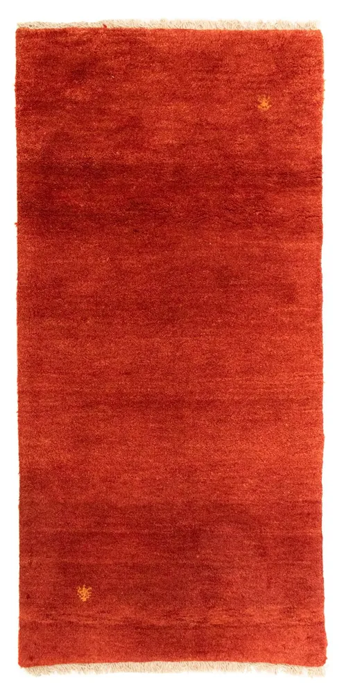 Gabbeh-teppe - persisk - 143 x 64 cm - rød