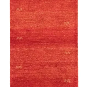 Gabbeh-teppe - persisk - 144 x 101 cm - oransje
