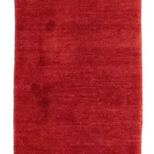 Gabbeh-teppe - persisk - 144 x 79 cm - rød