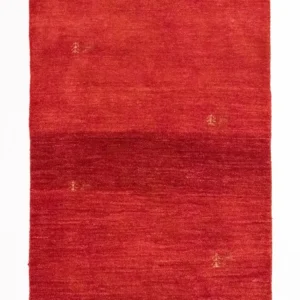 Gabbeh-teppe - persisk - 145 x 100 cm - rød