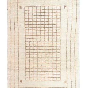 Gabbeh-teppe - persisk - 145 x 100 cm - beige
