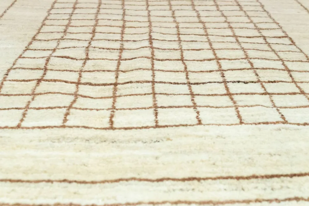 Gabbeh-teppe - persisk - 145 x 100 cm - beige