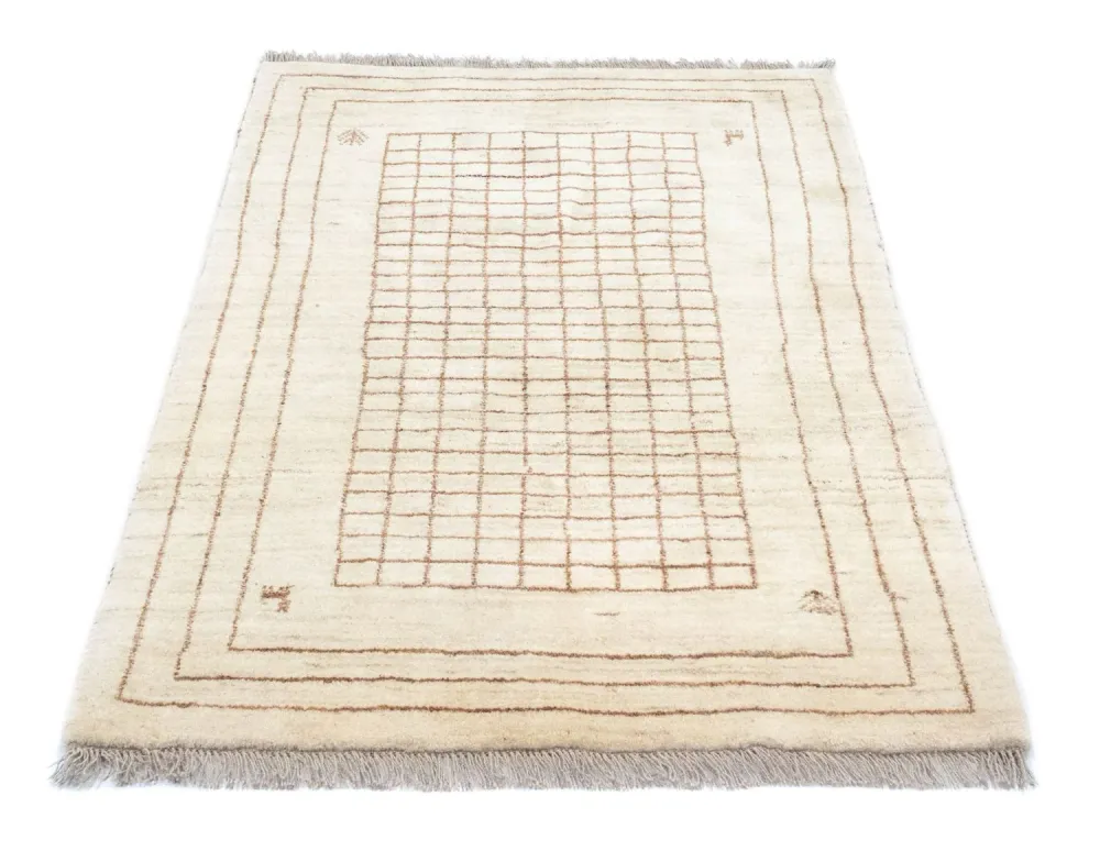 Gabbeh-teppe - persisk - 145 x 100 cm - beige