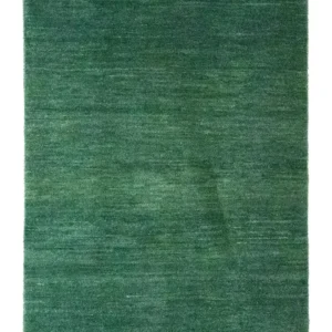 Gabbeh-teppe - persisk - 146 x 98 cm - grønn