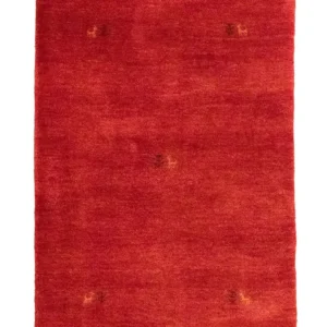 Gabbeh-teppe - persisk - 147 x 99 cm - rød