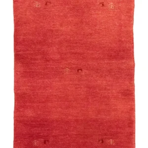 Gabbeh-teppe - persisk - 147 x 94 cm - oransje