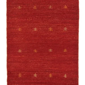 Gabbeh-teppe - persisk - 148 x 104 cm - rød
