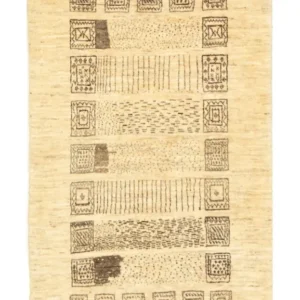 Gabbeh-teppe - persisk - 150 x 87 cm - beige