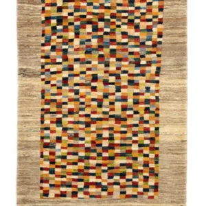 Gabbeh-teppe - persisk - 154 x 103 cm - flerfarget