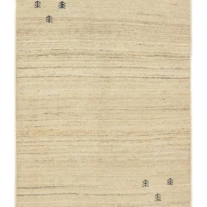Gabbeh-teppe - persisk - 157 x 110 cm - beige