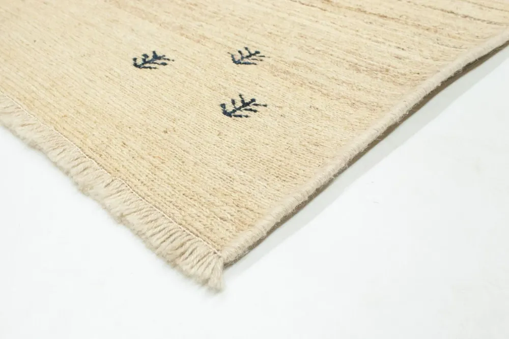Gabbeh-teppe - persisk - 157 x 110 cm - beige