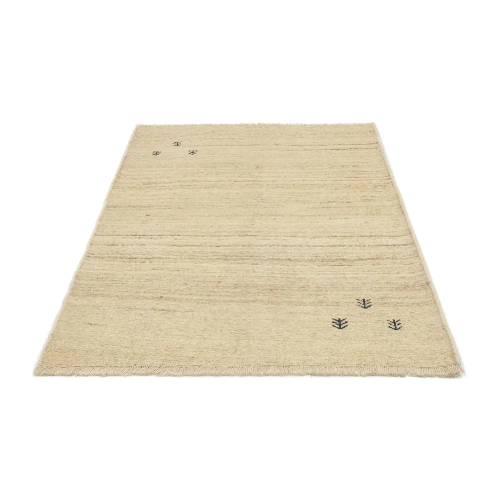 Gabbeh-teppe - persisk - 157 x 110 cm - beige