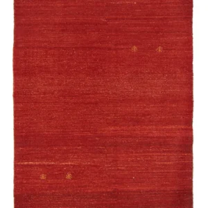 Gabbeh-teppe - persisk - 168 x 123 cm - rød