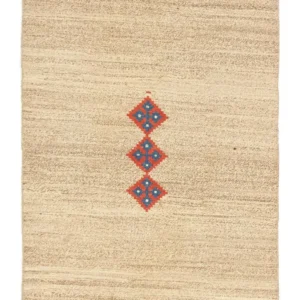 Gabbeh-teppe - persisk - 170 x 117 cm - beige