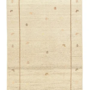 Gabbeh-teppe - persisk - 171 x 110 cm - beige