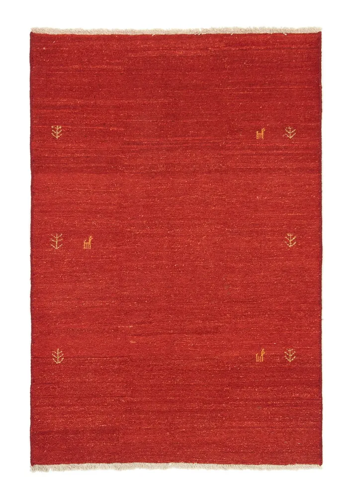 Gabbeh-teppe - persisk - 174 x 118 cm - rød