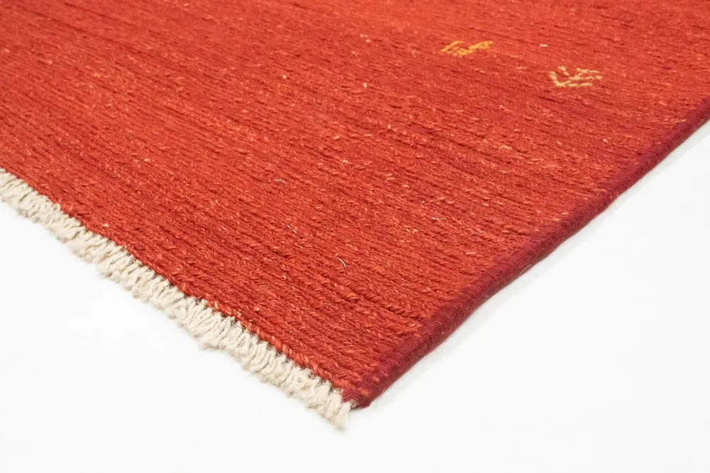 Gabbeh-teppe - persisk - 174 x 118 cm - rød