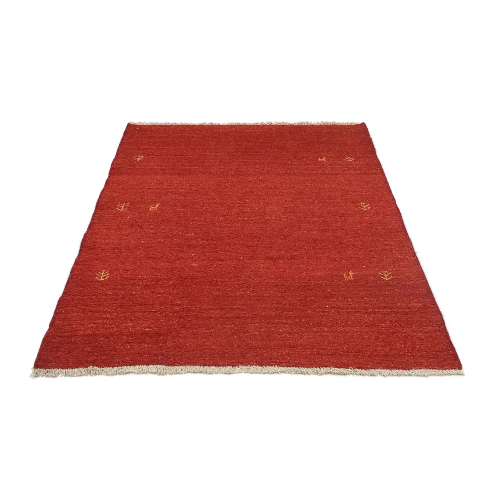 Gabbeh-teppe - persisk - 174 x 118 cm - rød