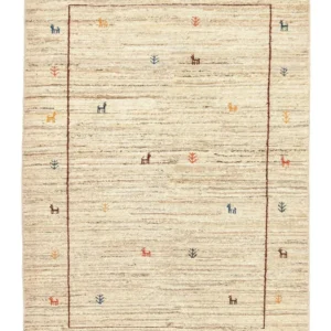 Gabbeh-teppe - persisk - 174 x 121 cm - beige