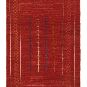 Gabbeh-teppe - persisk - 175 x 112 cm - rød