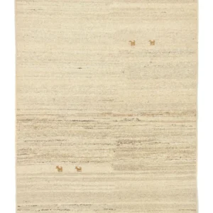 Gabbeh-teppe - persisk - 178 x 120 cm - beige