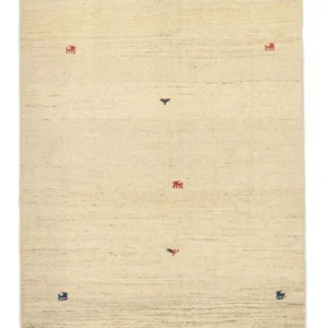 Gabbeh-teppe - persisk - 179 x 137 cm - flerfarget