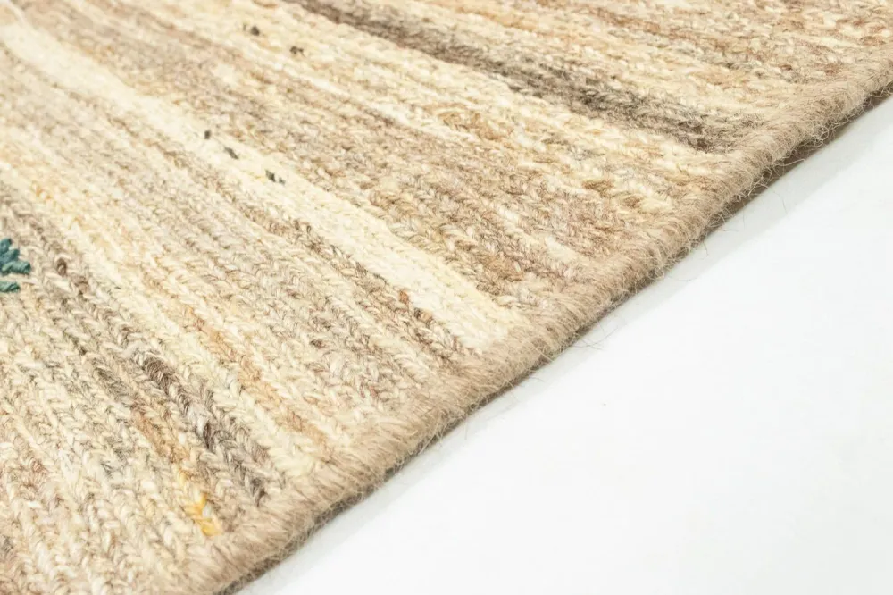 Gabbeh-teppe - persisk - 180 x 117 cm - beige