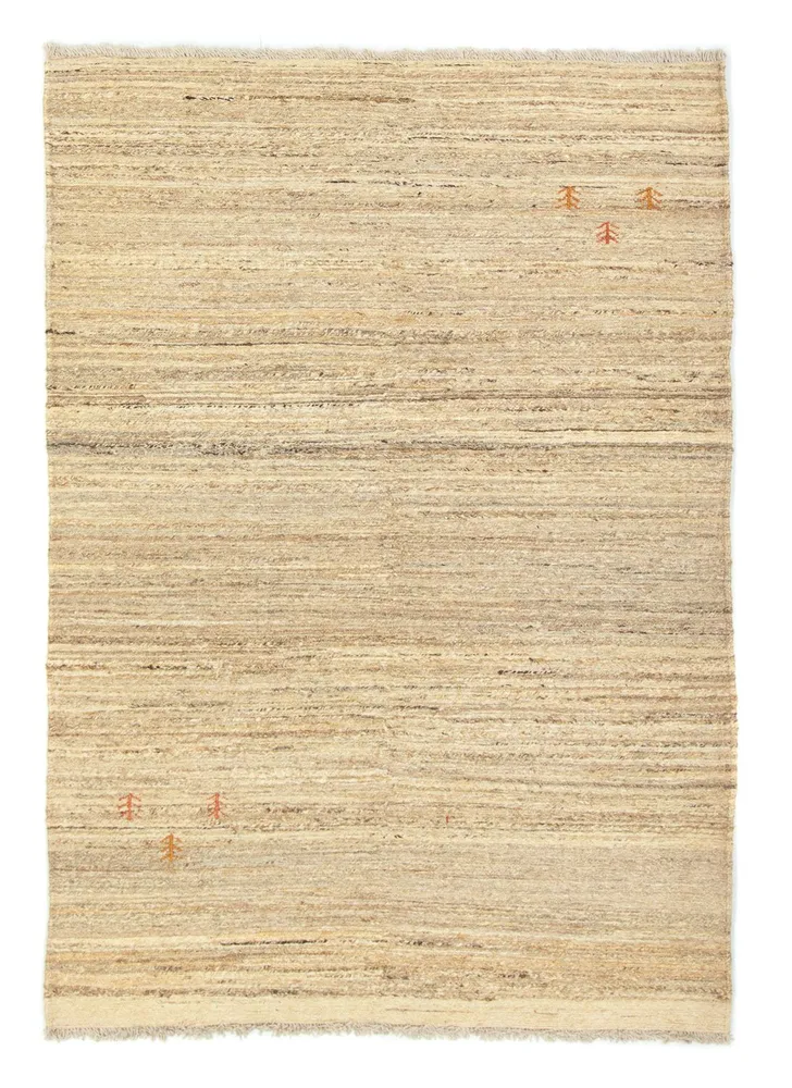 Gabbeh-teppe - persisk - 180 x 125 cm - beige
