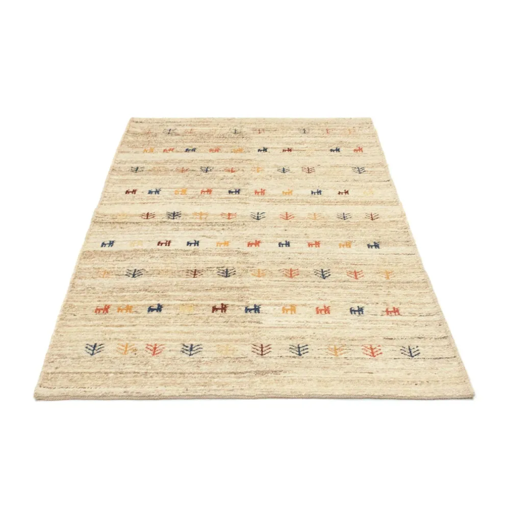 Gabbeh-teppe - persisk - 182 x 110 cm - beige