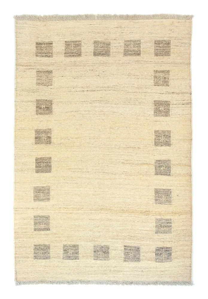 Gabbeh-teppe - persisk - 183 x 121 cm - beige