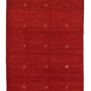 Gabbeh-teppe - persisk - 186 x 120 cm - rød