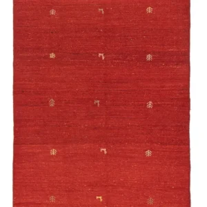 Gabbeh-teppe - persisk - 187 x 121 cm - rød