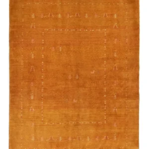 Gabbeh-teppe - persisk - 187 x 147 cm - gull