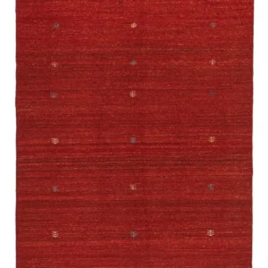 Gabbeh-teppe - persisk - 189 x 152 cm - rød