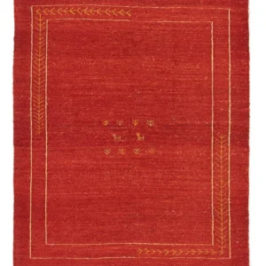 Gabbeh-teppe - persisk - 191 x 152 cm - rød
