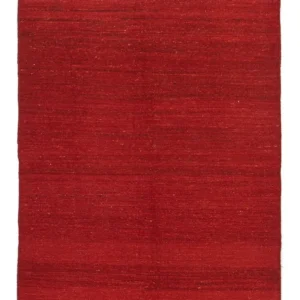 Gabbeh-teppe - persisk - 192 x 145 cm - rød