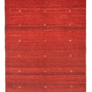 Gabbeh-teppe - persisk - 192 x 150 cm - rød