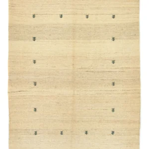 Gabbeh-teppe - persisk - 192 x 150 cm - beige